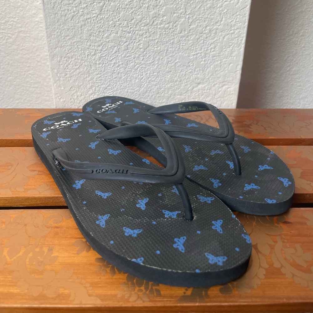 Women’s Coach Flip Flops, sz 11.